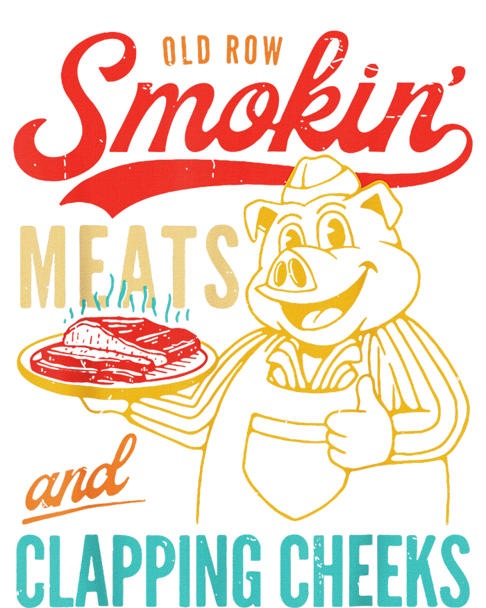 Funny Bbq Meat Groovy Smoking Fun T-Shirt