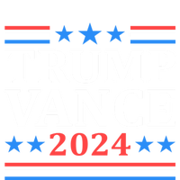 Trump Vance 2024 For President Vp Usa Election Patriotic Women's Knotted Racerback Tank