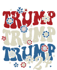 Trump Trump Trump 2024 Retro Groovy T-Shirt