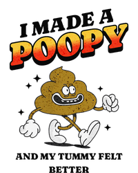 I Made A Poopy And My Tummy Felt Better Humor Meme Large Microfiber Waffle Golf Towel