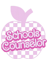 Retro Apple School Counselor Groovy Teacher Back To School Full Zip Hoodie