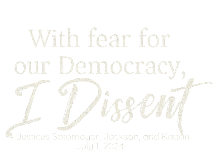 With Fear For Our Democracy I Dissent Scotus Immunity Case Urban Pullover Hoodie