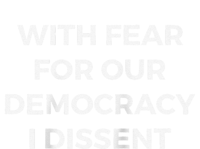 With Fear For Our Democracy I Dissent Raglan Baseball Women's Long Sleeve Flannel Pajama Set 