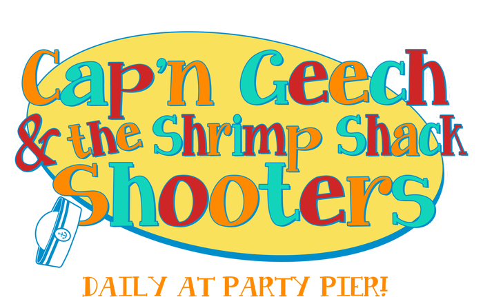 Retro Captain Geech And The Shrimp Shack Shooters Daily At Party Pier Tank Top