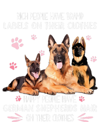 Rich People Have Brand Labels On Clothes German Shepherds Valucap Bio-Washed Visor