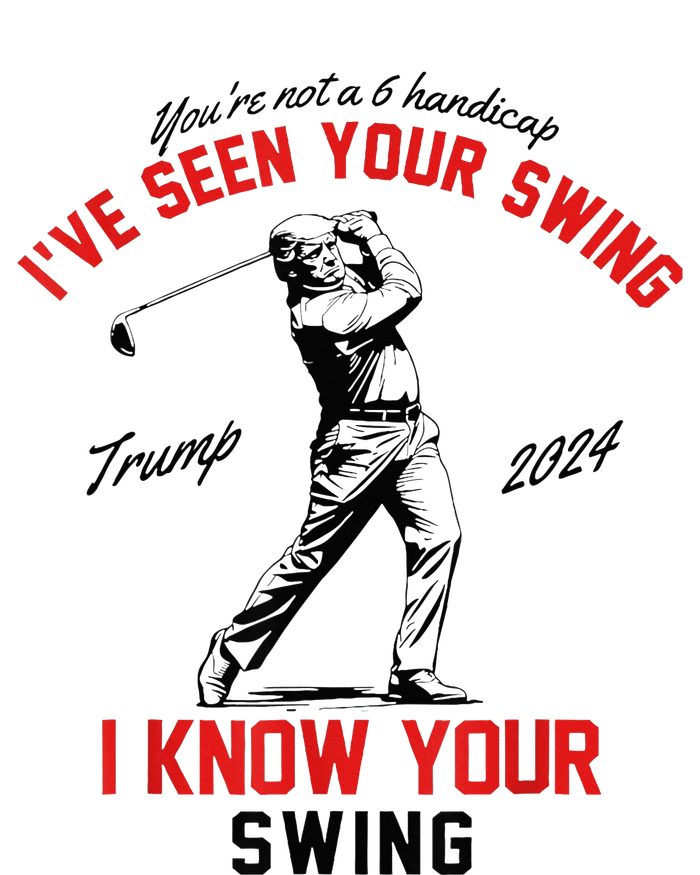 IVe Seen Your Swing I Know Your Swing Women's Knotted Racerback Tank