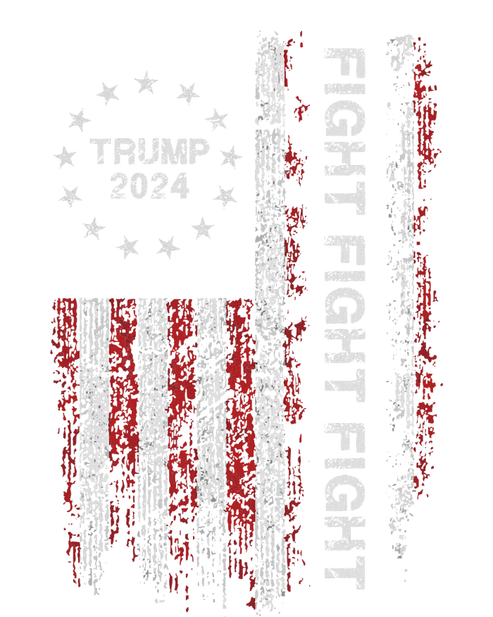 Trump 2024 Fight President Election Bold Design Kids Hoodie