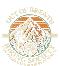 Out Of Breath Hiking Society Fun Performance Long Sleeve Polo