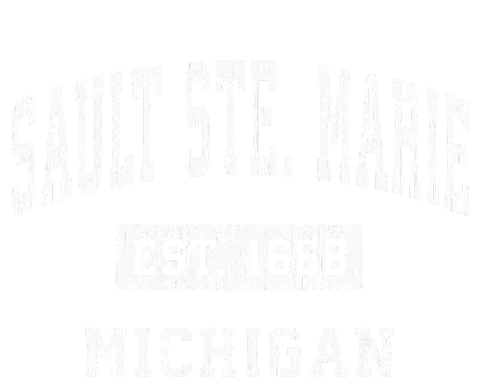 Sault Ste. Marie Michigan Mi Vintage Established Sports Tie Dye Hoodie