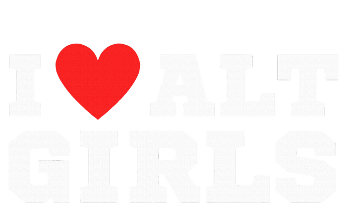 I Love Alt Girl Alternative Girl Mesh Reversible Basketball Jersey Tank