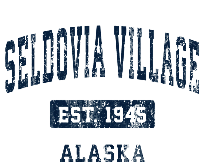 Seldovia Village Alaska Ak Vintage Sports Established 25L Jumbo Tote