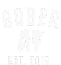 Sober Af Since Est 2019 5 Years Sobriety Anniversary Sustainable Knit Beanie