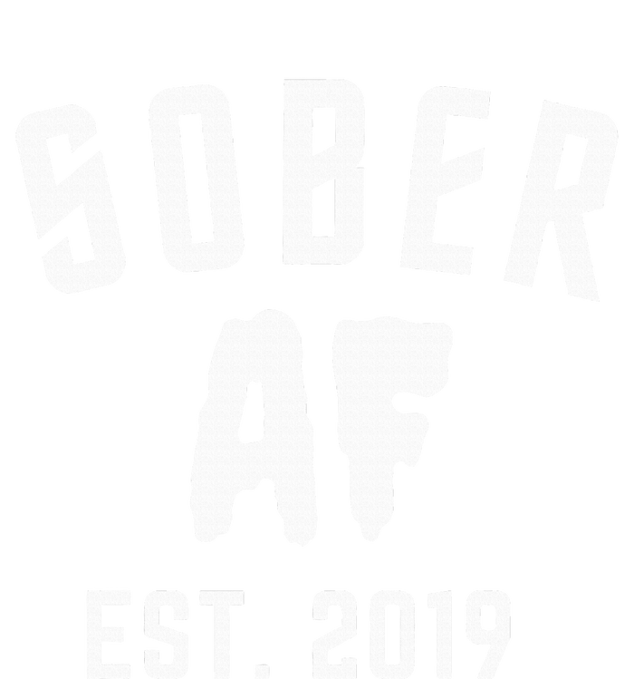 Sober Af Since Est 2019 5 Years Sobriety Anniversary Sustainable Knit Beanie