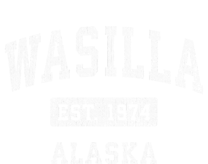 Wasilla Alaska Ak Vintage Established Sports Full Zip Hoodie