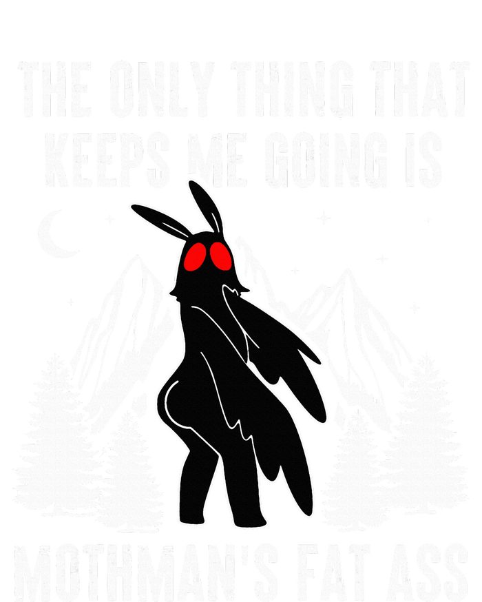 Funny Mothman Fat Ass Vintage Cryptid Kids Hoodie