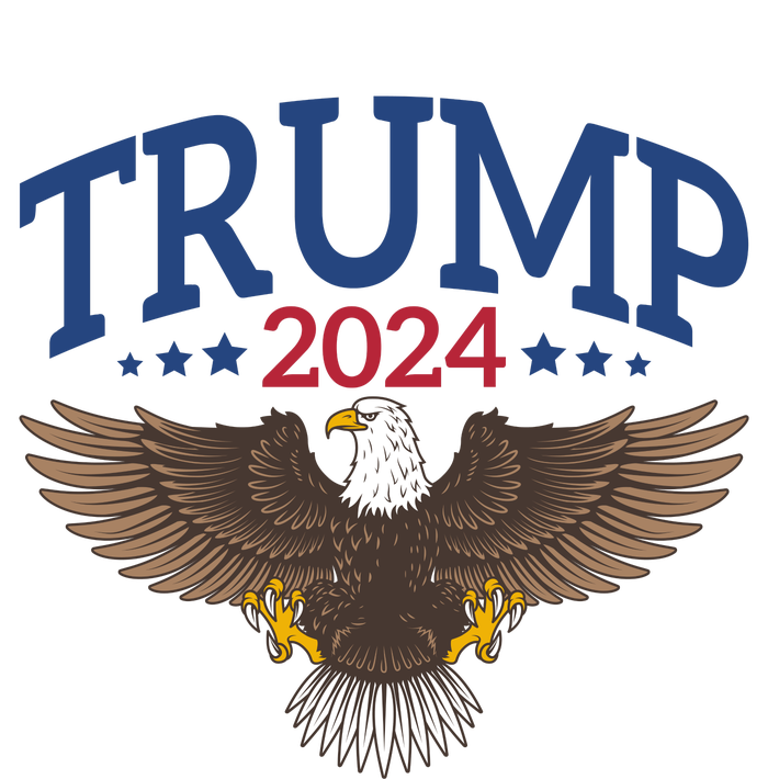 Trump 2024 Eagle Patriotic Emblem T-Shirt