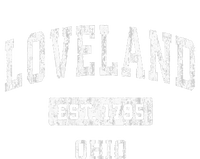 Loveland Ohio Oh Vintage Sports Established Women's Racerback Tank