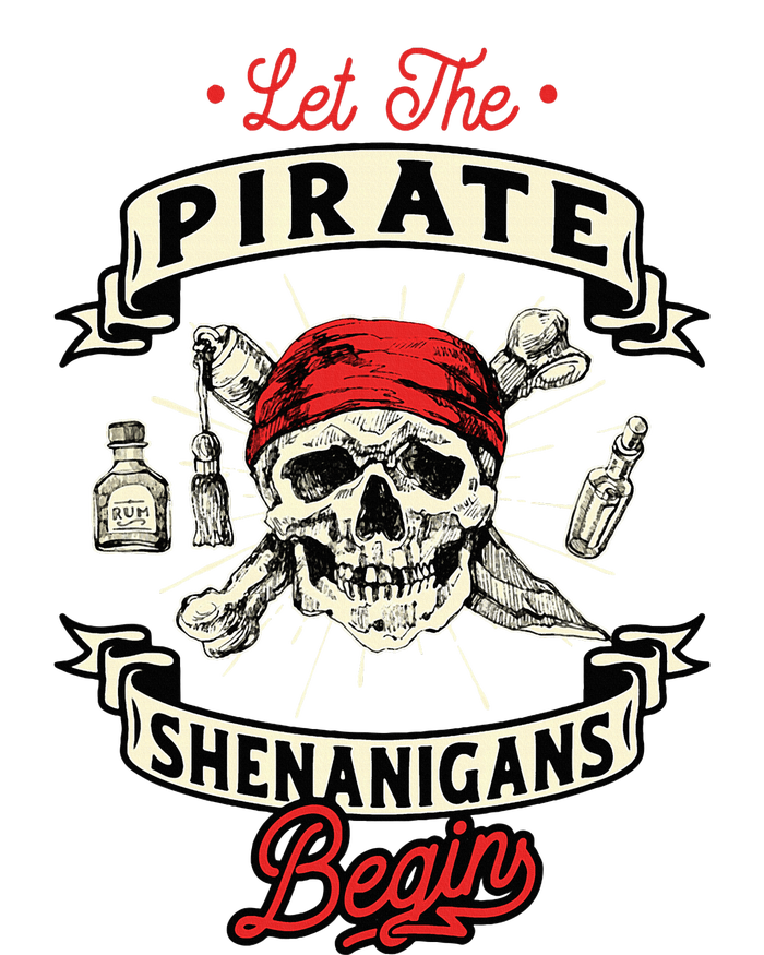 Let The Pirate Shenanigans Begin Crossbones Freebooter Button