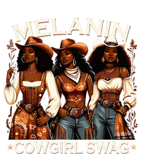 Melanin Cow African Melanin Cowgirl Swag Black History Kids Long Sleeve Shirt