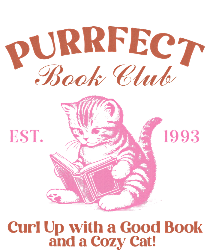 Purrfect Book Club Est 1993a Good Book A Cozy Cat T-Shirt