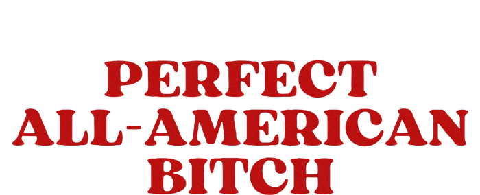 Perfect All American Bitch Aesthetic T-Shirt