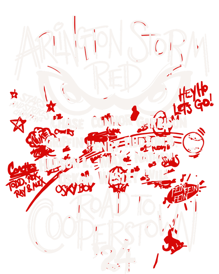 Arlington Storm Red Road To Cooperstown Full Zip Hoodie