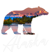 Alaskan Mountains Bear Grizzly Alaska State Souvenirs Sweatshirt