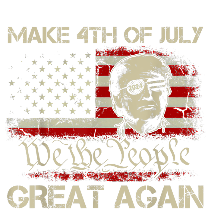 Donald Trump 2024 Make 4th Of July Great Again American Flag T-Shirt