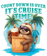 Count Down Is Over ItS Cruise Time Funny Sloth Vacation T-Shirt