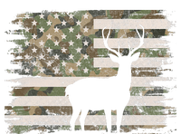 Deer Hunting Whitetail Camo American Us Flag Elk Buck T-Shirt