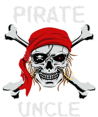 Funny Pirate Uncle Skull & Crossbones Halloween T-Shirt