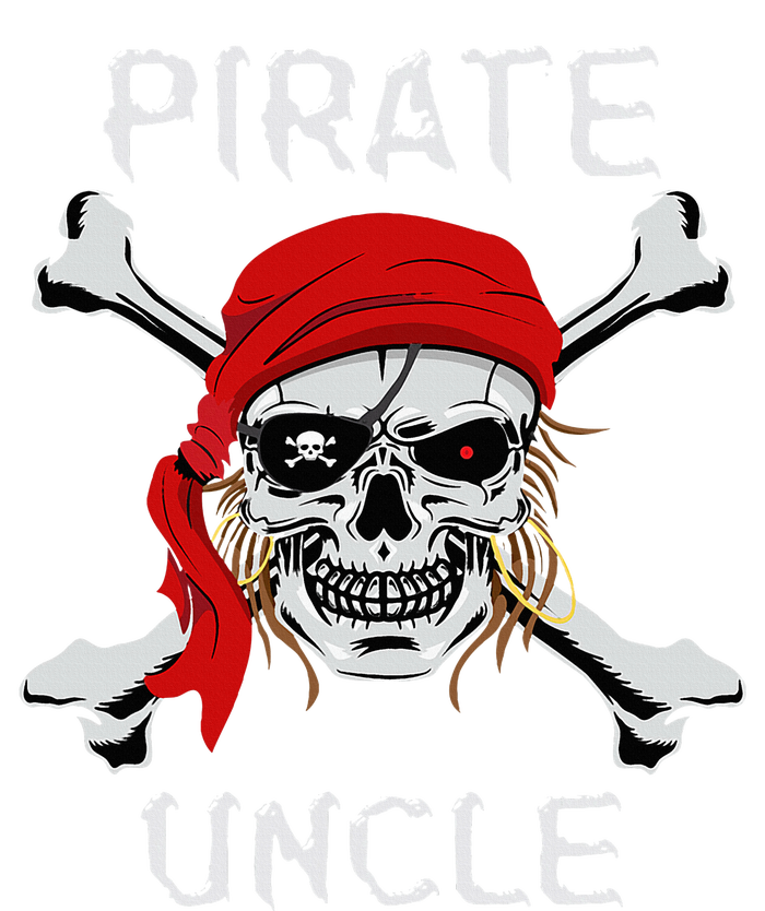 Funny Pirate Uncle Skull & Crossbones Halloween T-Shirt