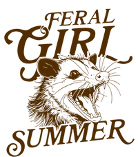 Feral Girl Summer Funny T-Shirt