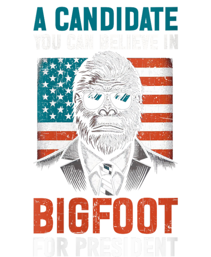 A Candidate You Can Believe In Bigfoot For President 2024 Sweatshirt Cinch Pack Bag