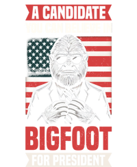 A Candidate You Can Believe In Bigfoot For President 2024 Flexfit Unipanel Trucker Cap