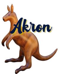 Akron Kangaroo Fun Retro Zips Garment-Dyed Fleece Hoodie