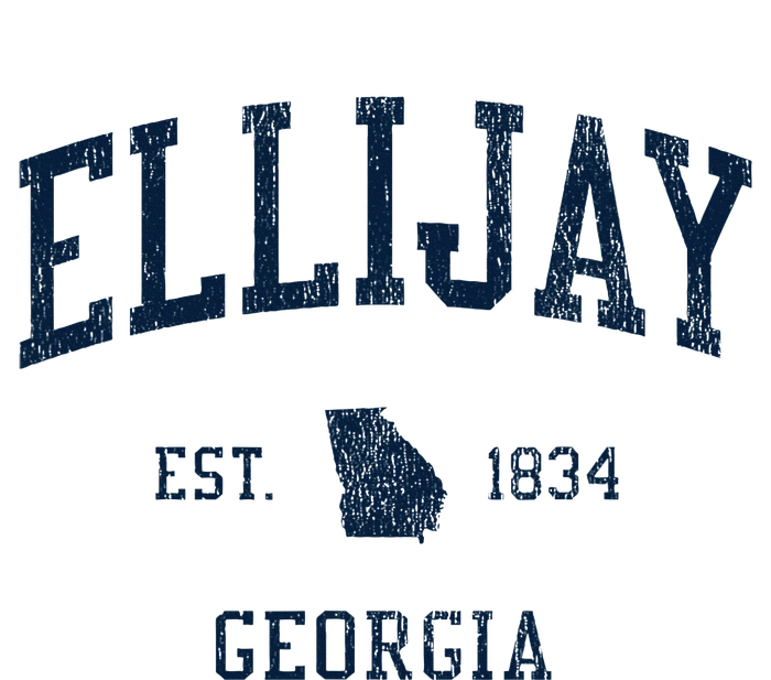 Ellijay Ga Vintage Athletic Sports T-Shirt