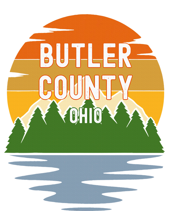 From Butler County Ohio Vintage Sunset Wool Snapback Cap