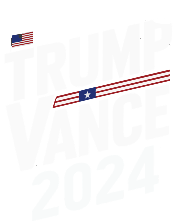 Trump J.D. Vance 2024 Trump Vance 2024 Retro Stripe Trump Jd Vance Women's Flannel Pajama Set