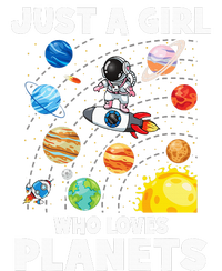 Just A Girl Who Loves Planets Solar System Space Astronaut Poster