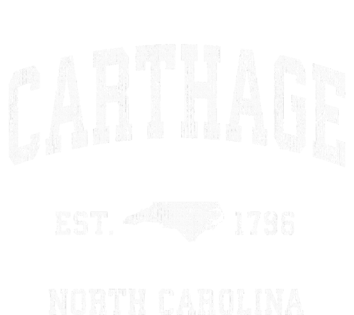 Carthage North Carolina Nc Vintage Athletic Cropped Pullover Crew