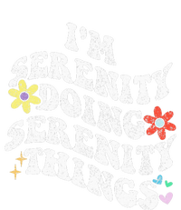 Retro Groovy Im Serenity Doing Serenity Things Funny Kids Long Sleeve Shirt