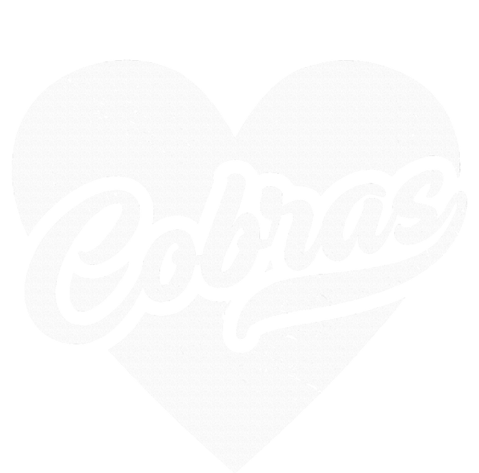 Vintage Cobras High School Spirit Go Cobras Love Short Acrylic Beanie