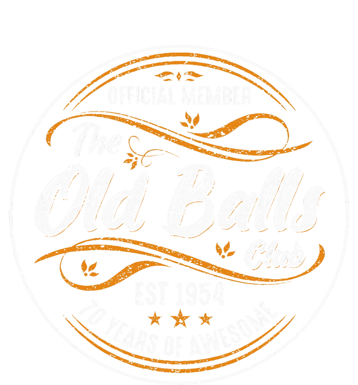 Vintage Old Balls Club 70 Years Old 70th Birthday 1954 Funny T-Shirt