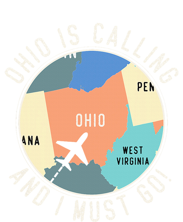 Ohio Is Calling And I Must Go Ohio Map Baby Bodysuit