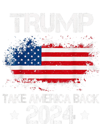 Trump 2024 Take America Back American Flag Election Tall Sweatshirt