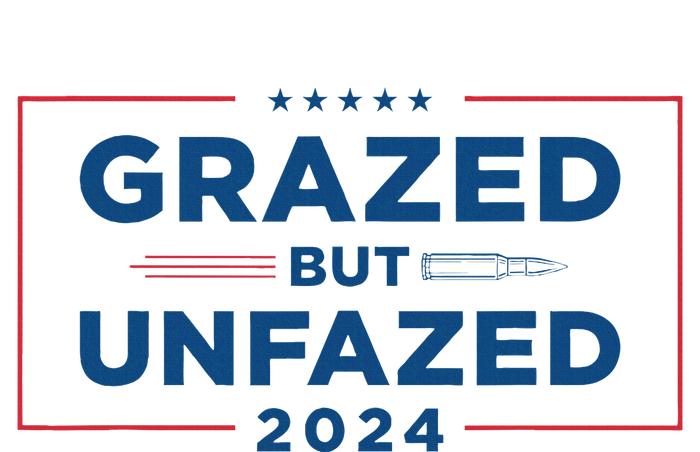 Grazed But Unfazed Presidential Race 2024 Womens CVC Long Sleeve Shirt