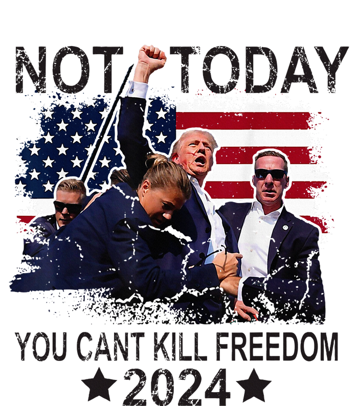 Not Today You CanT Kill Freedom Large Microfiber Waffle Golf Towel