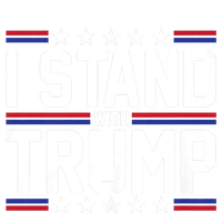 Trump 2024 I Stand With Trump American Flag Usa Trump Supporter T-Shirt