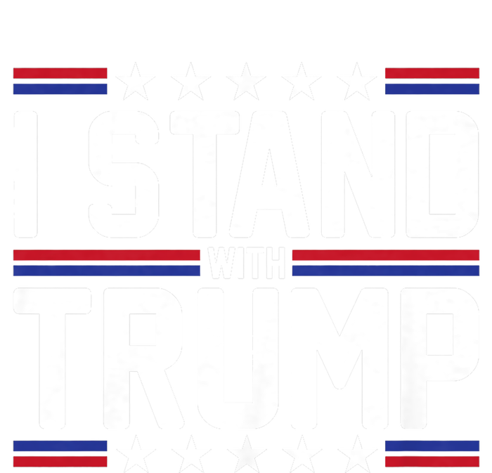 Trump 2024 I Stand With Trump American Flag Usa Trump Supporter T-Shirt